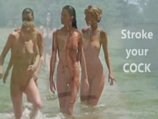 Desnuda playa moda espectáculo