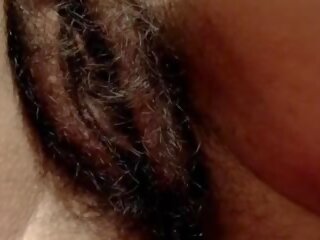 Big mature Hairy Cunt and Gentle Clit Amateur Close-up